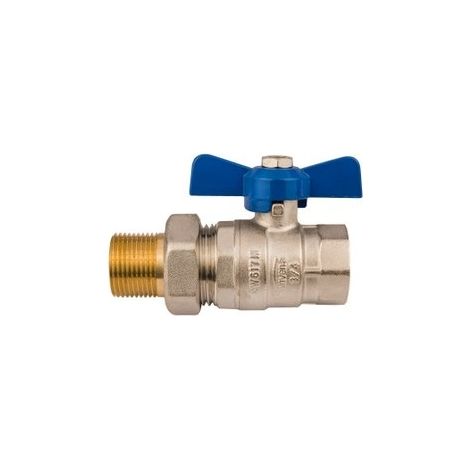Valvola a sfera per acqua con viti e farfalla, DN 15 1/2' millennium - H/ZK-71-015