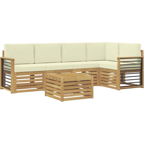 Juegos de sofás Madera de Acacia Sólida vidaXL