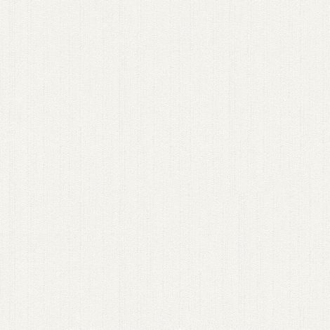 Papier peint intissé blanc pour couloir Tapisserie monochrome idéale déco scandinave Papier peint uni blanc pour chambre (1/4)