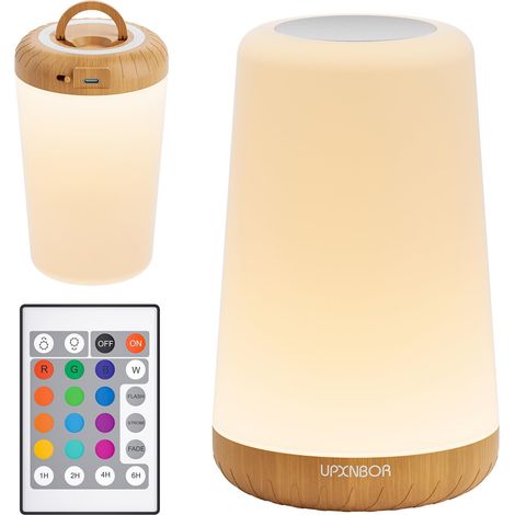 Veilleuse / Lampe de chevet LED tactile pour chambre et salon – Lot de [Classe énergétique B] (1/4)
