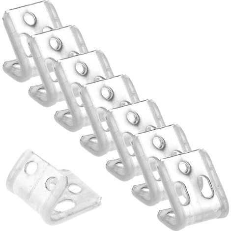Kit de réparation de clips métalliques pour ressorts de canapé, pour la réparation de canapés, 60 clips argentés. (1/5)
