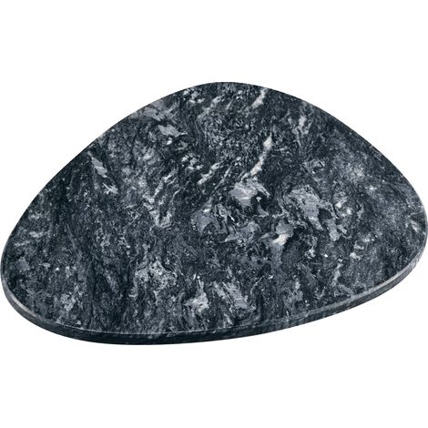 Tablett aus poliertem Marmor, 25 x 25 cm (1/2)