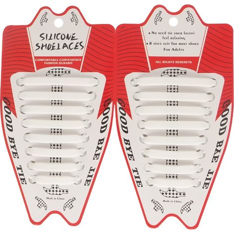 Lacets de chaussures sans nœud, élastiques et imperméables, en silicone extensible, pour baskets enfants et adultes (1/5)