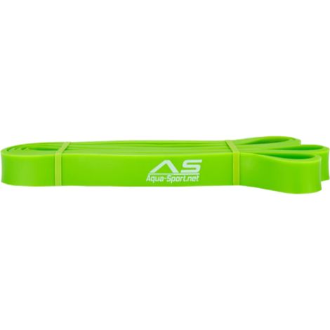 Aqua-Sport Powerstrech Widerstandsband, limettengrün, 2080 x 4,5 x 19 mm, Widerstand 9-25 kg AS2080