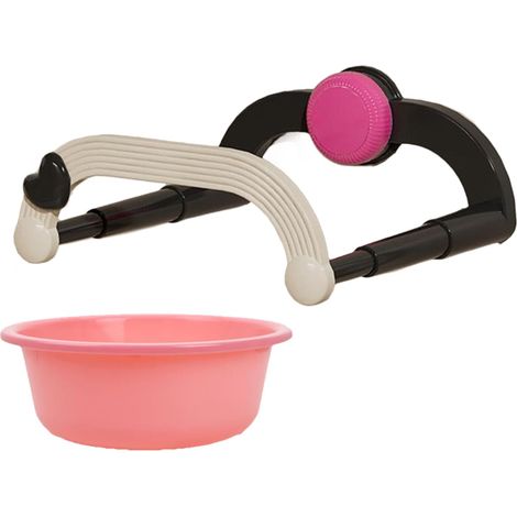 Patères salle bain Antidérapant Imperméable Sans Perçage Ni Poinçon Étagère Murale De Rangement Lavabo Support Suspendu Gain De Place Pour Salle De Bain, Buanderie, Douche, , Cuisine (1/5)