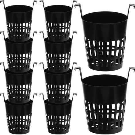 SHINEOFI Lot de 10 paniers suspendus pour plantes grasses et orchidées avec crochet, (1/5)