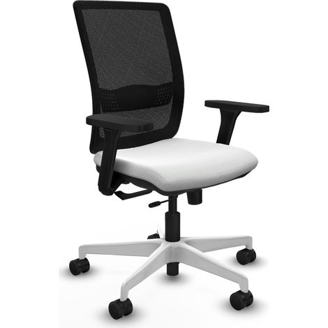 Silla ergonómica piqueras y crespo negra espuma alta densidad (1/2)