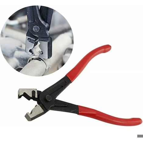Pince à collier de serrage clic-r 175mm – Acier au carbone forgé – Prise en main confortable – Pour réinstallation de colliers (1/4)