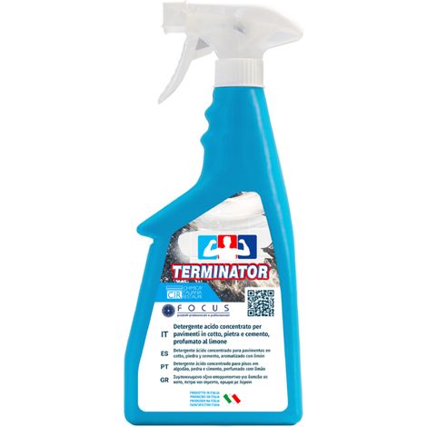 Detergente sgrassante universale pulizia profonda sporco grasso terminator 1 lt (1/5)