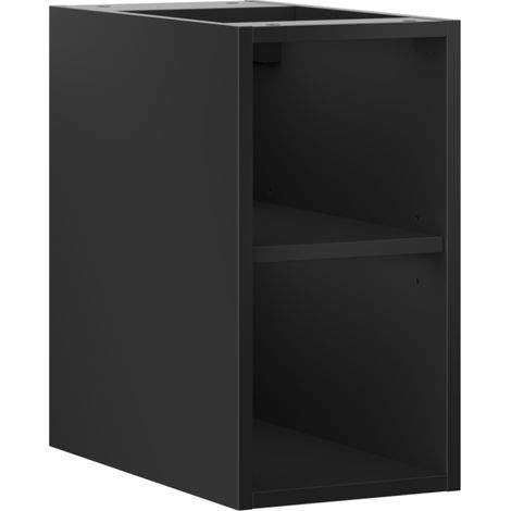 Mexen Box-A offener Schrank mit Regal 25 cm, schwarz matt - 91AX2-0250-470-0-71 (1/4)