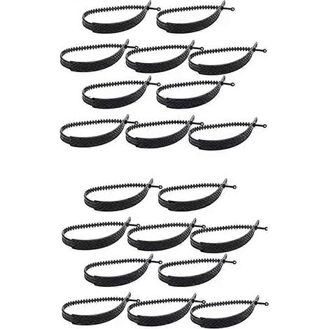 Lot de 20 chaînes antidérapantes universelles pour pneus de berline, chaînes pour roues enneigées, sans endommager les pneus, accessoires d'hiver pour voiture (1/5)