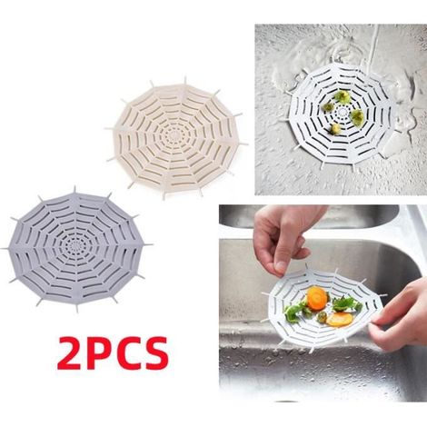 Couvercle de vidange,Couvercle de Vidange en Silicone,Bouchon De Vidange De Douche,Couvercle de siphon de sol,pour (1/4)