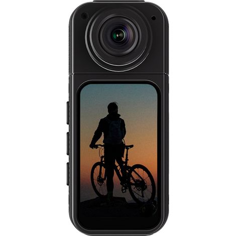 Caméra de cyclisme S70 avec pouce intégré, qualité d'image 2K, rotation à 180°, caméscope DV magnétique, caméra d'action HD pour extérieur, noir. (1/5)