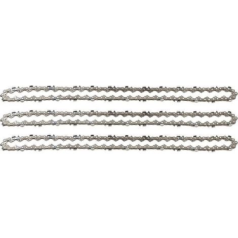 3pcs Chaînes de tronçonneuses 3/8\" 1,3 mm 56 maillons longueur de guide-chaîne 40 cm compatible avec Oregon Dollmar Einhell Makita