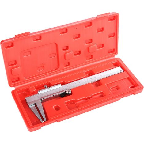 Calibrador digital de 15 cm, acero inoxidable de alta precisión, ergonómico y fiable: ideal para bricolaje, taller y hogar.