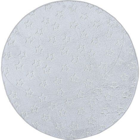 Tapis Phosphorescent Etoile Gris 70Cm (1/4)