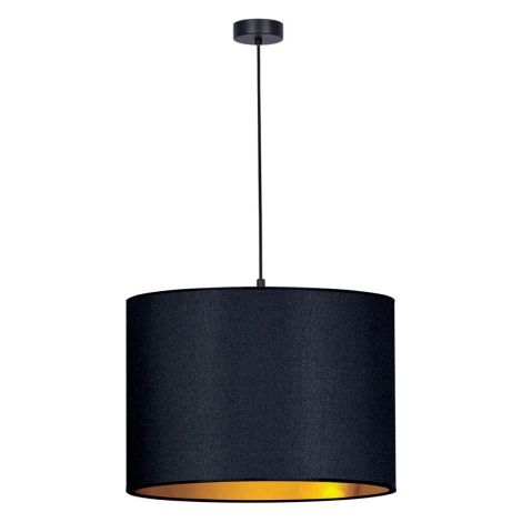 Suspension abat-jour noir/or Ø50 E27 Kaja K-4325 Auro