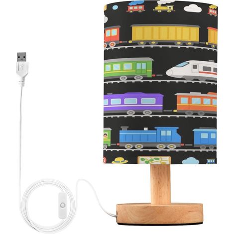 Cartoon Cute Train Led Lampes Night Light pour Enfants Chambre de (1/5)