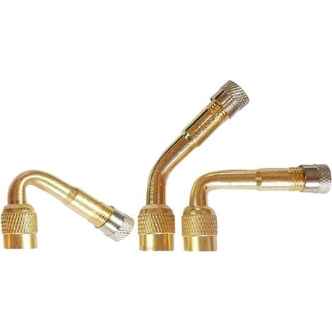 Lot de 3 rallonges de Valve, rallonge de Valve, Adaptateur de Valve, Angle de Valve, Valve, Valve de Pneu pour Voiture, Moto, vélo, Scooter (1/4)