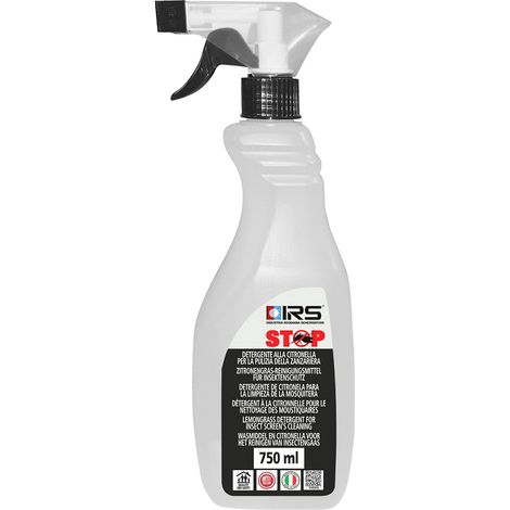 DETERGENTE SPRAY PER ZANZARIERE lt 0,75  - IRS