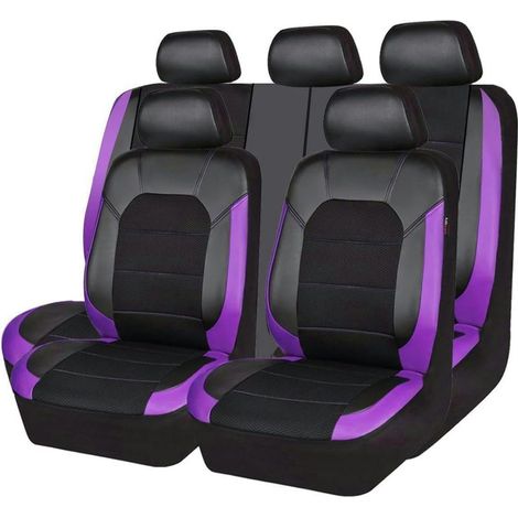 Housses de siège de voiture universelles pour Renault Scenic 3 Megane Sport Megane 2 Megane 3 Megane II Megane Scenic Accessoires de voiture Violet (1/5)