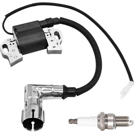 Bobine d'allumage 951-12220 751-12220 pour MTD pour bobine d'allumage Troy Bilt 1p90f/p pour Huskee lt4200 LT1500 420cc moteur pour Craftsman R1000 tondeuse à gazon Remplacement de bobine (1/4)