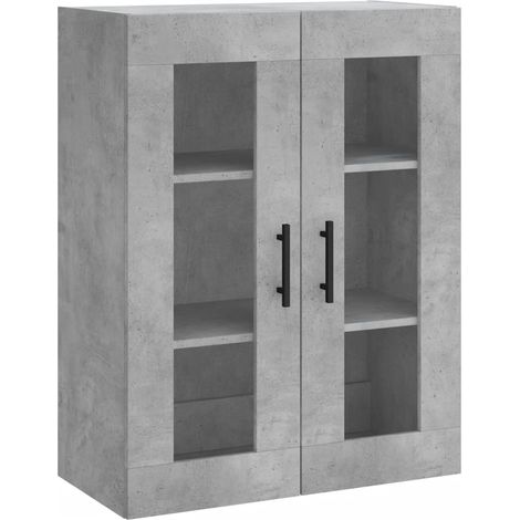 Buffet,Bahut,Armoire murale gris béton 69,5x34x90 cm CFW53745 (1/5)