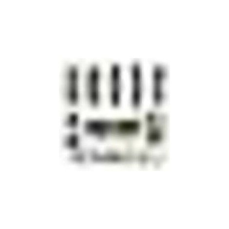 MB15 15AK MIG MAG Embouts de Contact de Buse de Soudage Consomable Kit (10 x Tube de Contact M6 0,8 mm, 5 x Buse, 2 x Connecteur, 2 x Isolant, 1 x Outil), 20 Pièces