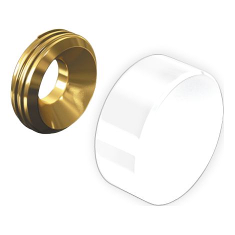 Cache vis blanc 13 mm (à l'unité) (1/3)