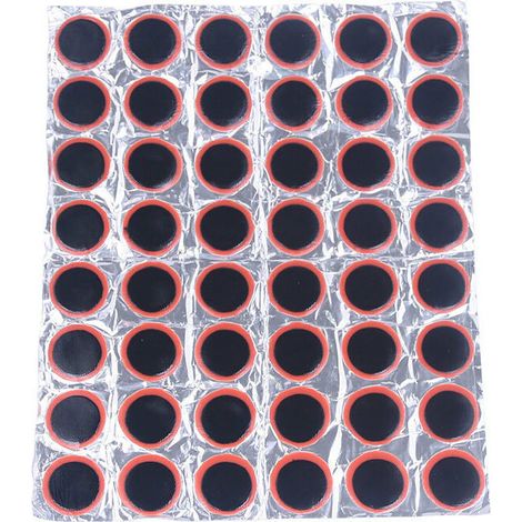 48 piezas de reparación de neumáticos de goma de alta resistencia de 25 mm, parche de emergencia para neumáticos, reparación de neumáticos universal, parche redondo para neumáticos de motocicleta, cám