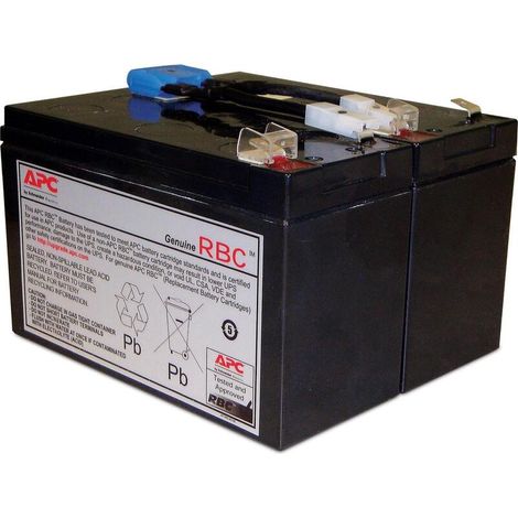 [GEBRAUCHT] B-Ware APC Ersatzbatterie RBC 142 216 Wh Bleisäure Akku für APC USV schwarz 24V (1/2)