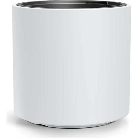 PROSPERPLAST POT DE FLEURS ROND BLANC 40 CM