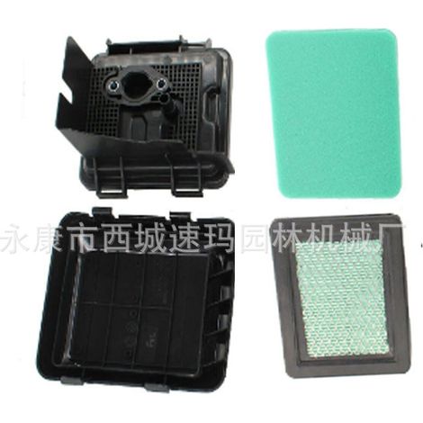 Pièces détachées pour tondeuse à gazon GCV160 : support de filtre à air et couvercle de filtre à air 491588, emballage de colle noire