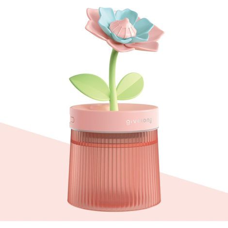 Mini umidificatore con diverse modalità, umidificatore portatile, mini umidificatore ricaricabile (rosa) (1/5)