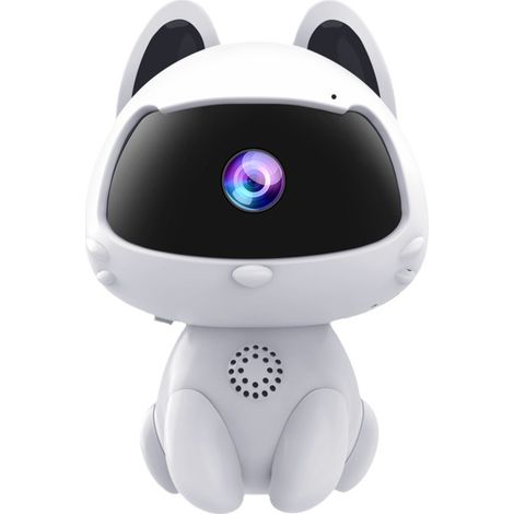 Caméra de surveillance sans fil K9 HD avec vision nocturne, télécommande, chat mignon, intérieur, maison intelligente, surveillance bébé, Wi-Fi (1/5)