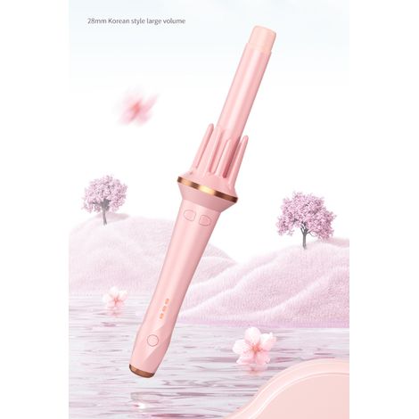 Norme européenne, Fer à friser automatique 28 mm, bouclage paresseux, permanente aux ions négatifs, grosses ondulations sans abîmer les cheveux (1/5)