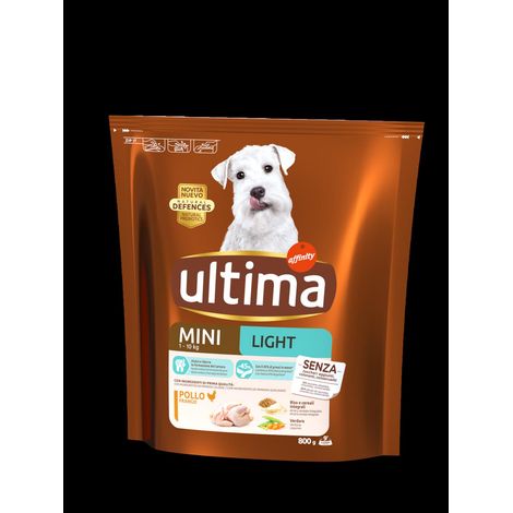 ULTIMA DOG CROCCANTINI CANE 800 GRAMMI MINI LIGHT POLLO (1/2)