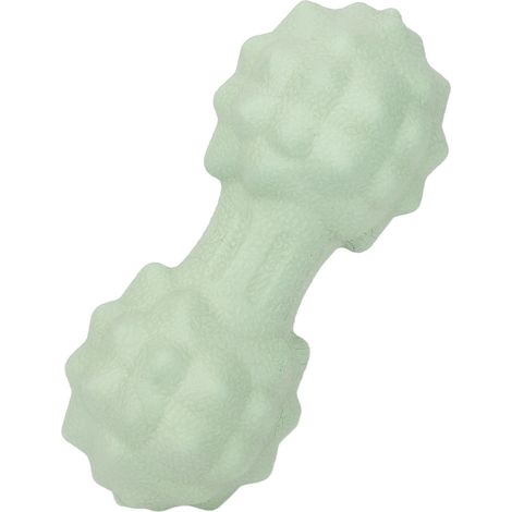 Balle de massage en forme de cacahuète, multidirectionnelle, ergonomique, douce, double crosse, pour réduire le stress, verte (1/5)