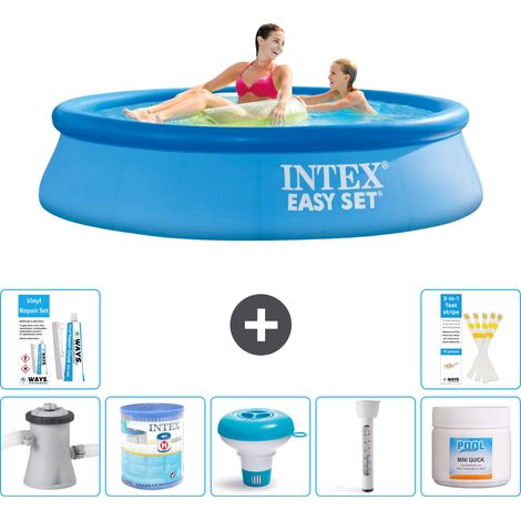 Intex Piscine Easy Set Ronde - 244x61 cm - 8-pièces  S22402 (1/5)