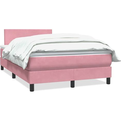 Maison Exclusive - Boxspringbett mit Matratze Rosa 120x220 cm Sam