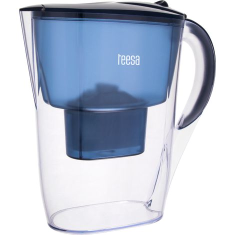 Carafe filtrante bleue Teesa 2,6 L + 1 filtre (1/5)