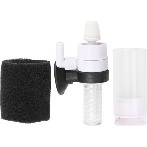 Filtre Aquarium 3-en-1 en Plastique avec Éponge Biochimique – 9,8 cm – Kit Complet (1/5)