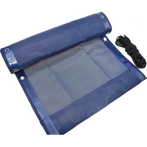Funda de repuesto 160 x 43 cm + Cables de repuesto para silla Zero Gravity / Tumbona / Silla de jardín - Kit de reparación - Azul (1/5)