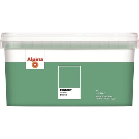 Alpina Wandfarbe Pantone matt emerald 1 L Innen