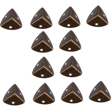 12 protège-coins décoratifs bois style vintage pour boîtes (1/5)
