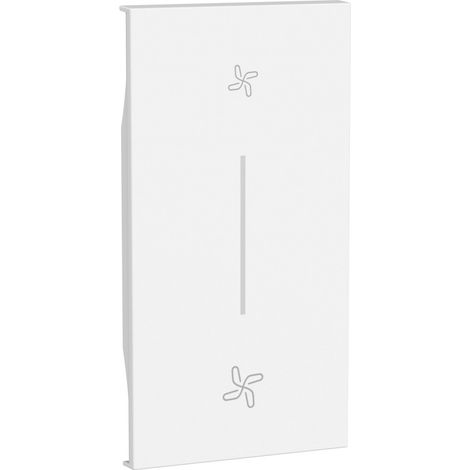 Enjoliveur Living Now pour poussoir VMC 2 modules blanc BTICINO BTKW05M2VMC