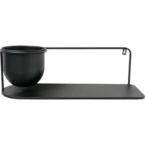 Metallregal mit Pflanzenschutz PLUTO, 55 x 18 cm