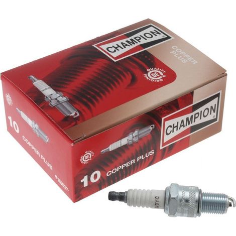 CHAMPION BOUGIE D'ALLUMAGE DIAMÈTRE 14 MM L77JC4 BLANC L77JC4/T10 MOTO
