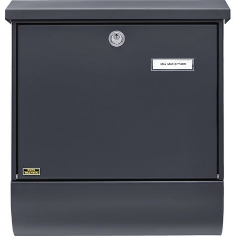 Burg Wächter 38215 SET VARIO 86720 ANT (EC) Boîte aux lettres acier anthracite avec serrure à clé (1/5)