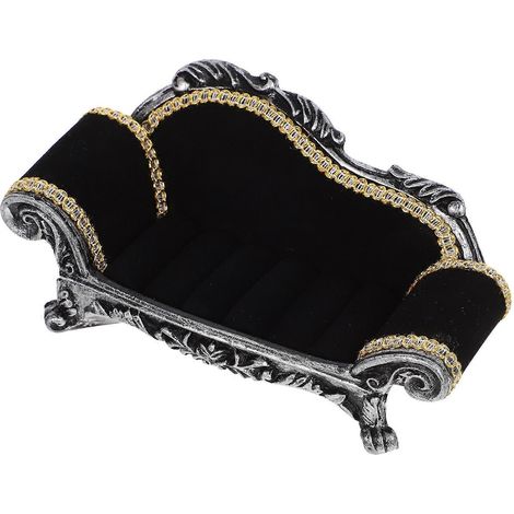 Présentoir à boucles d'oreilles, présentoir à bijoux, porte-bagues pour canapé, étagère de rangement pour bijoux, design simple, 1 ensemble (1/5)